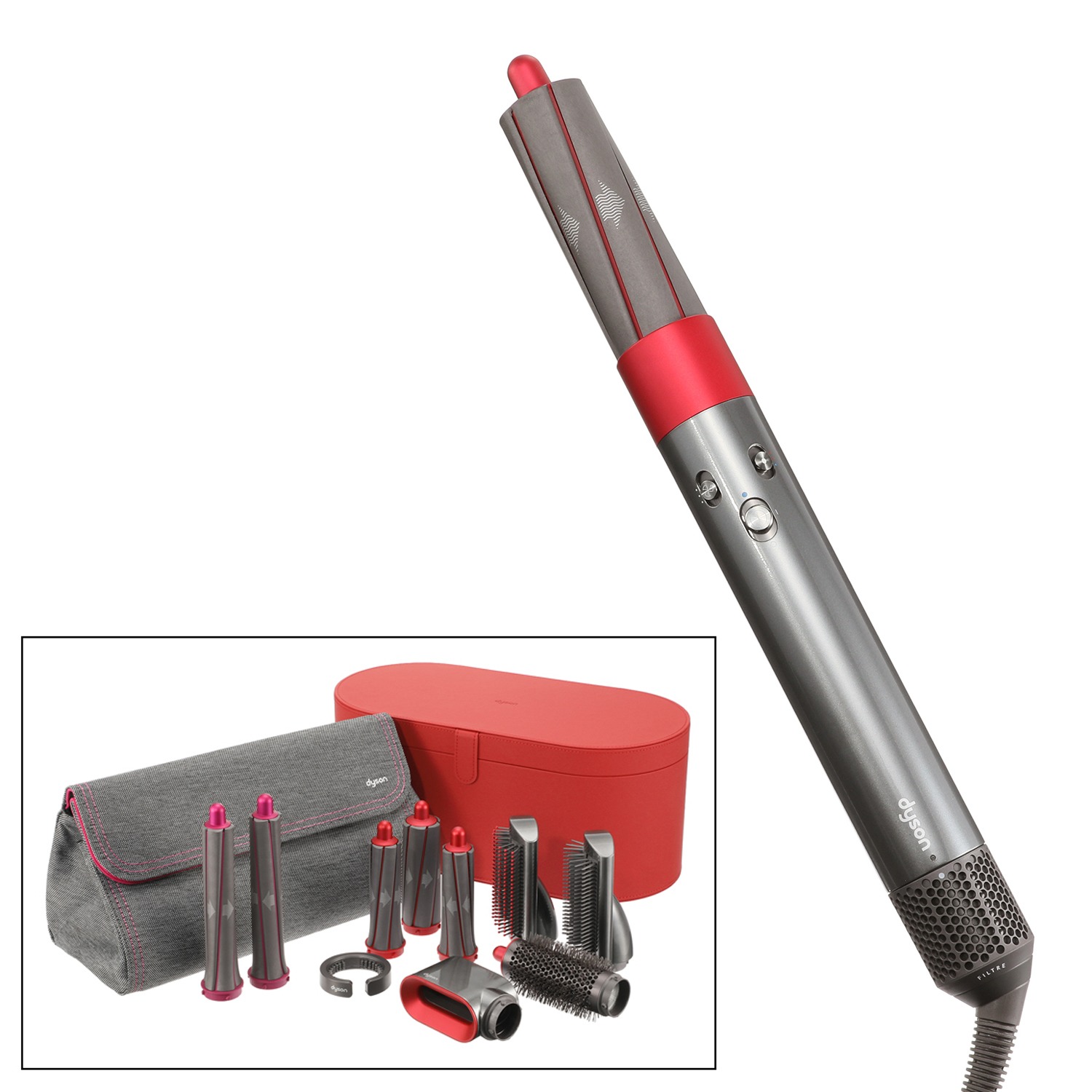 限定色］Dysonダイソン Airwrap Complete お買い得品 ニッケル/レッド