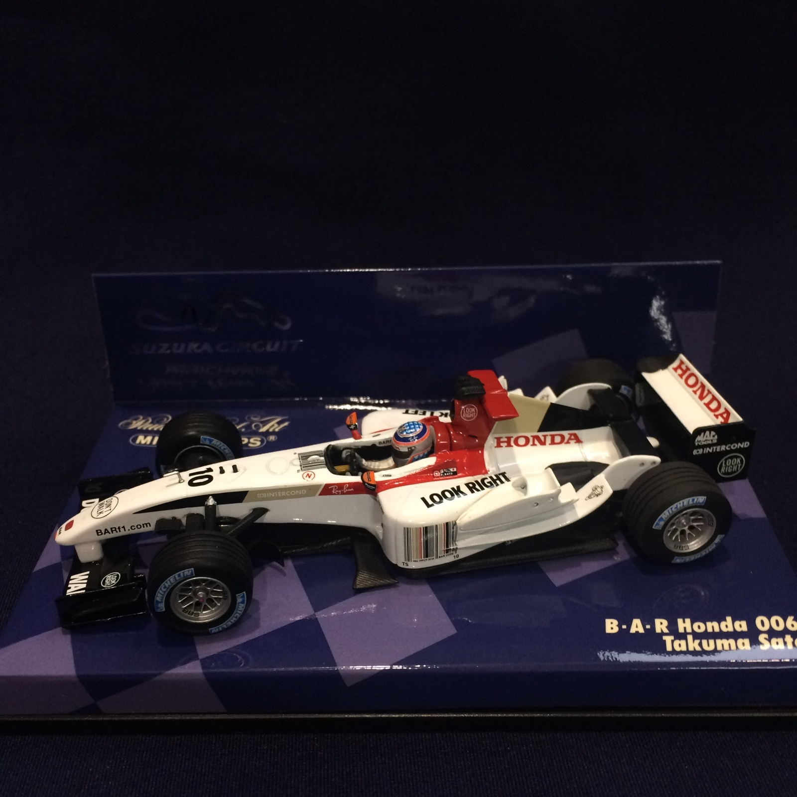 セカンドハンド品○PMA1/43 鈴鹿別注青箱 BAR HONDA 006 (佐藤琢磨