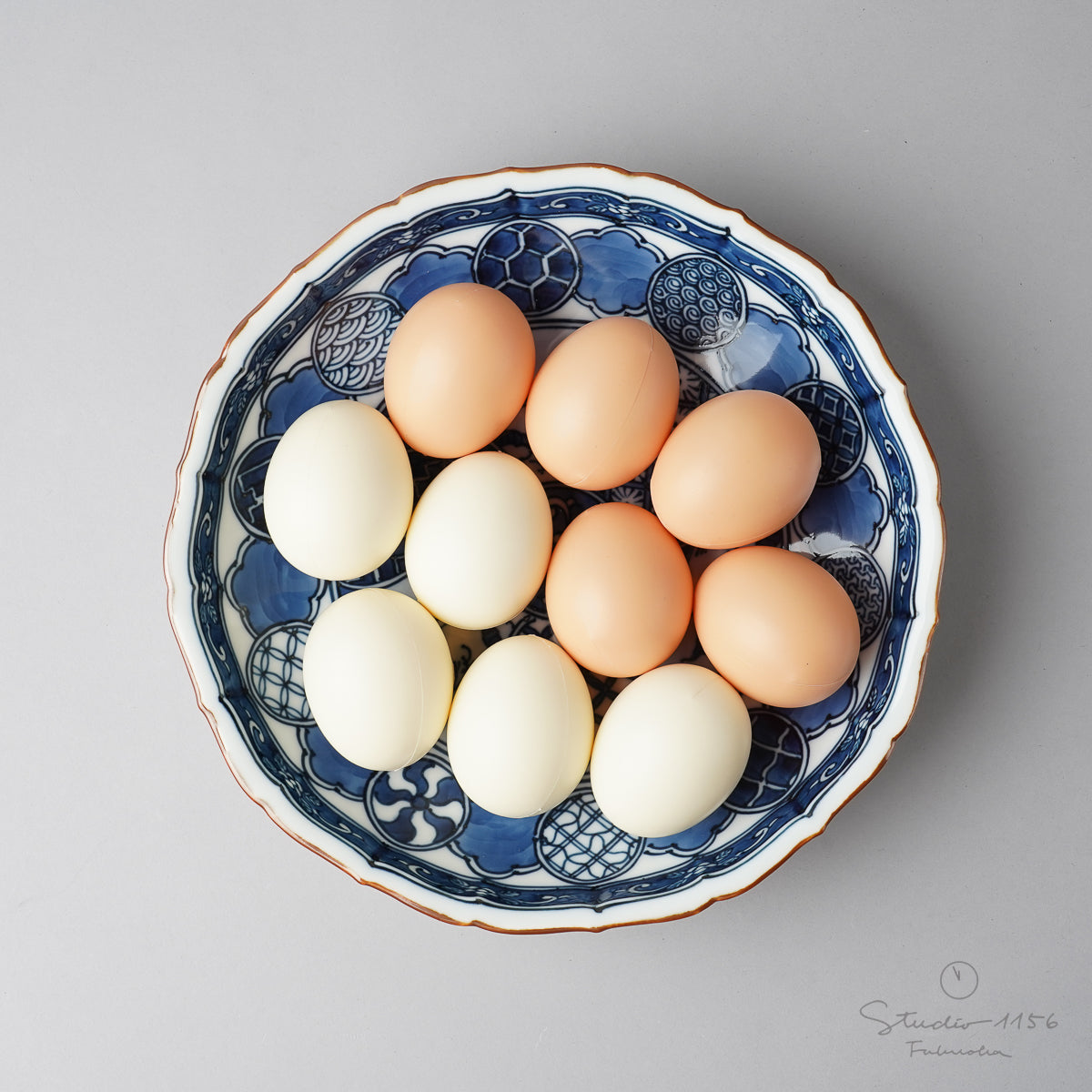 有田焼 染付 平戸祥瑞 桔梗縁七寸鉢 22cm 其泉窯の通販｜Studio1156