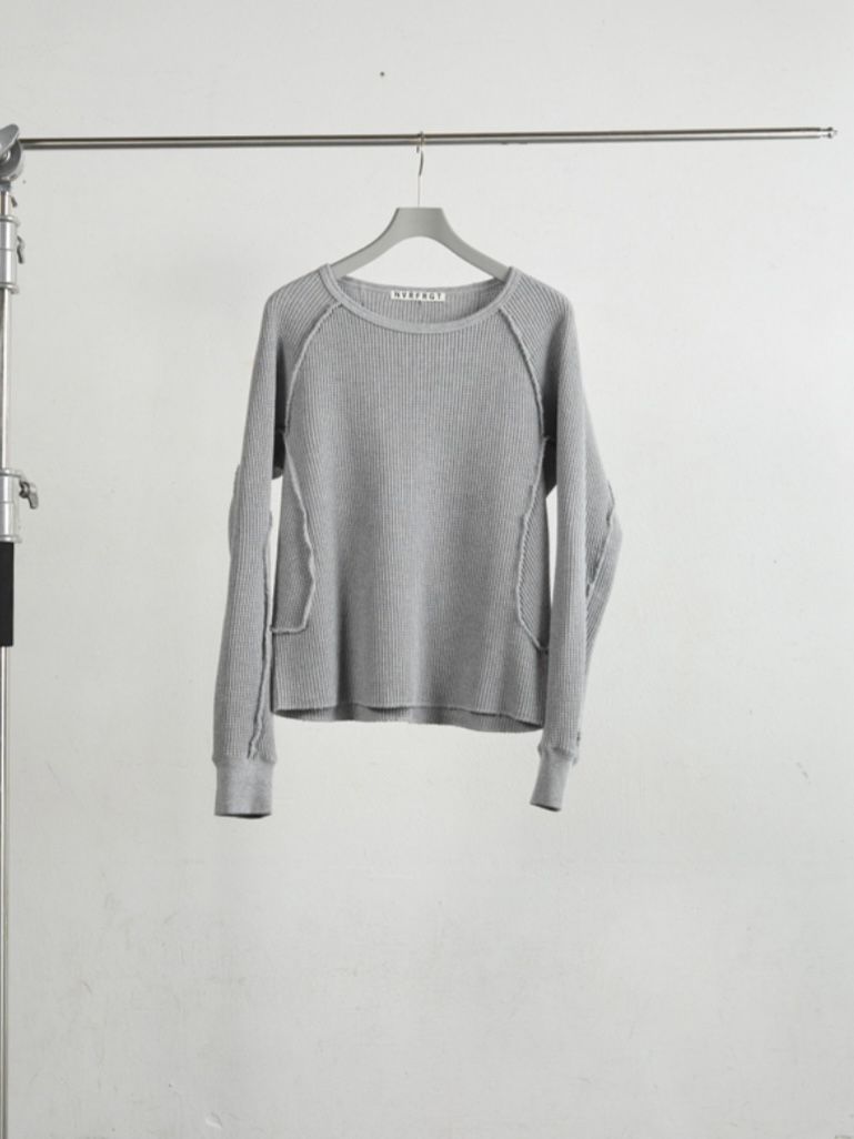 NVRFRGT - 【26SS】 ワッフル サーマル ロングスリーブ 長袖 Tシャツ