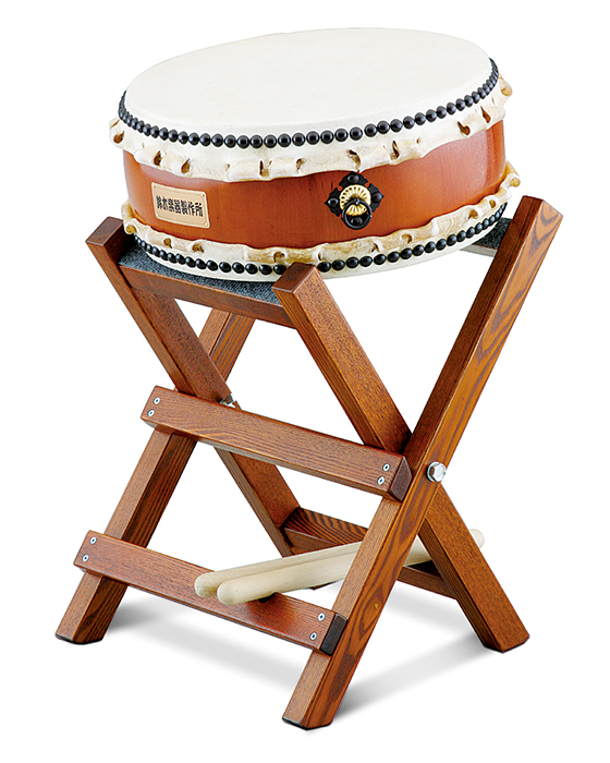 和太鼓 平太鼓 和楽器 民謡 お祭り 1.4尺 ケース バチ 台座 和太鼓 平