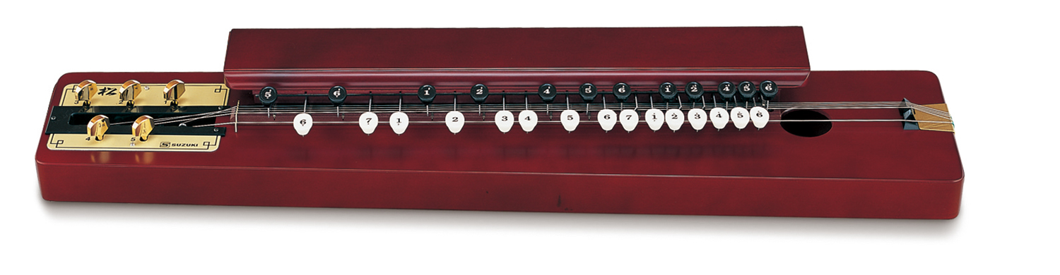大正琴 13弦 ケース付き スズキ 砂丘 説明書付き 大正琴 13弦 ケース