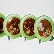 作品紹介：漆器（桑名盆・建築）｜桑名塗師「山本翠松」