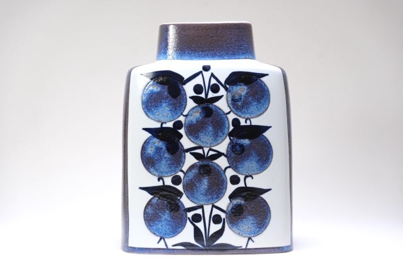 ロイヤルコペンハーゲン ・テネラ・スクエア型 フラワーベース 花瓶