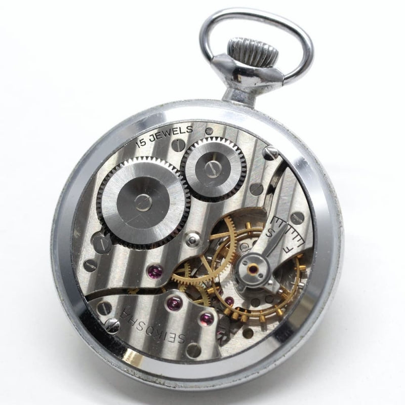 昭和の19セイコー鉄道時計/15石/ダイアフレックス/絶版時計