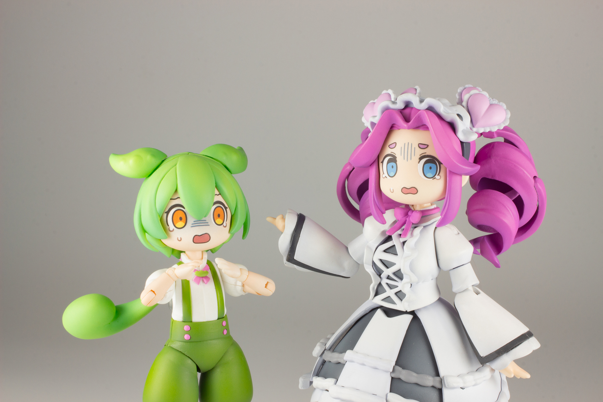 ずんだもん 四国めたん プラモデル完成品 2体セット プラフィア 四国めたん