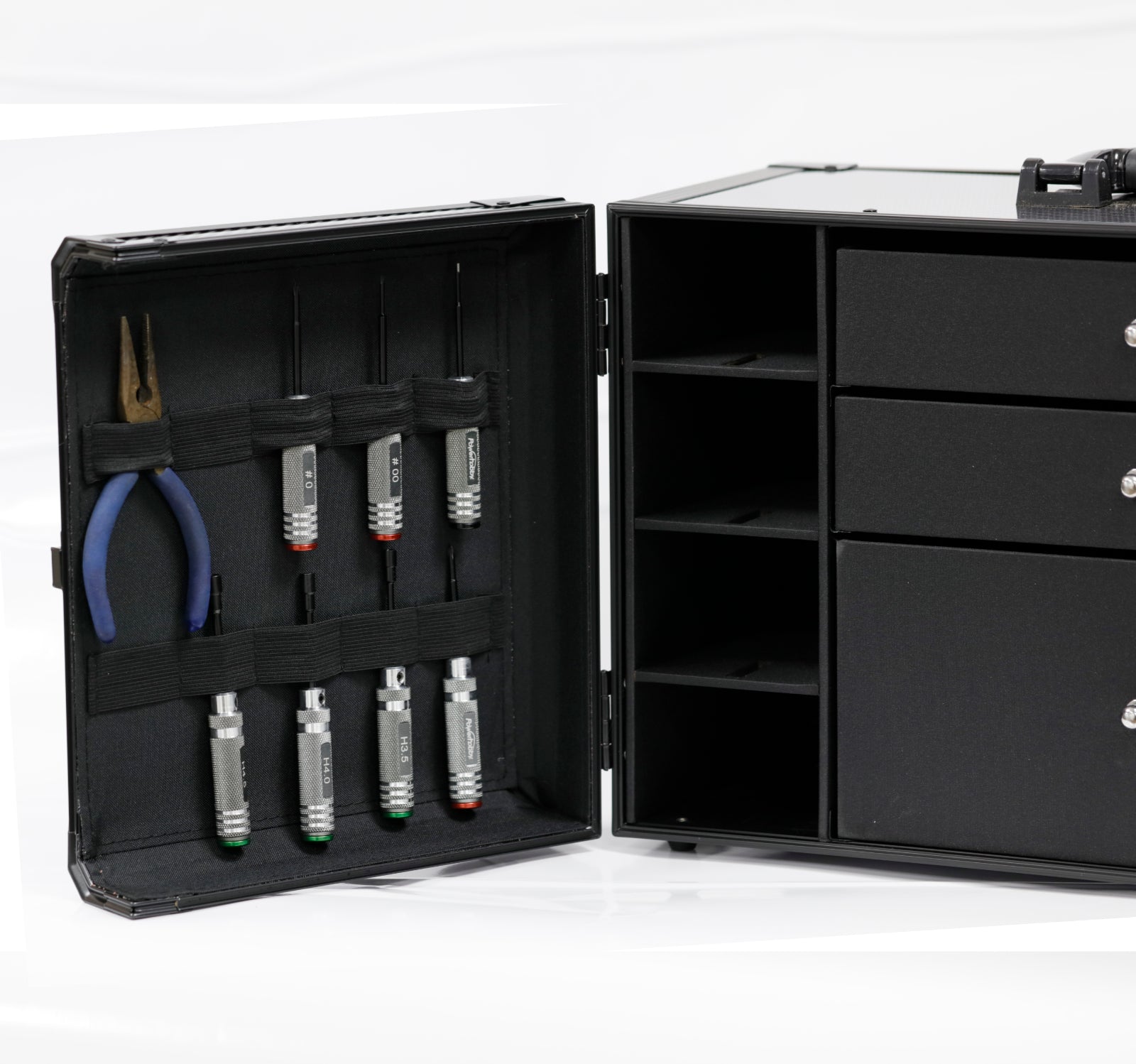 PowerHobby Kyosho Mini-Z 1/28 Car Pit Box Aluminum Case PitBox