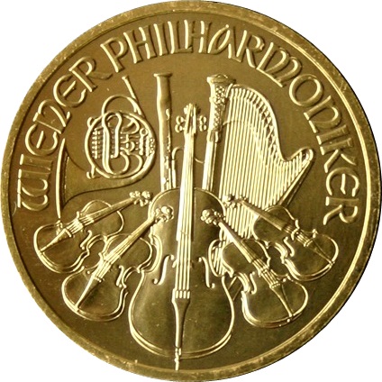 ウィーン金貨 ハーモニー 1/2oz(オンス) - 金貨買取本舗の買取価格