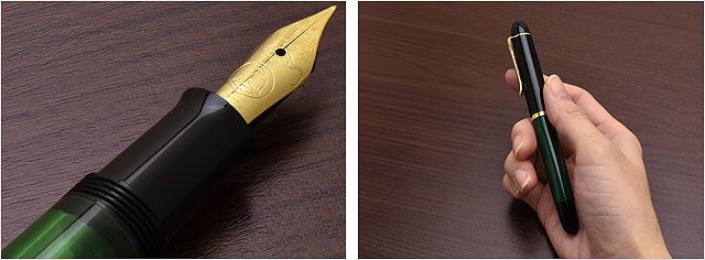 Pelikan ペリカン 万年筆 特別生産品 M120 グリーンブラック | ペンハウス