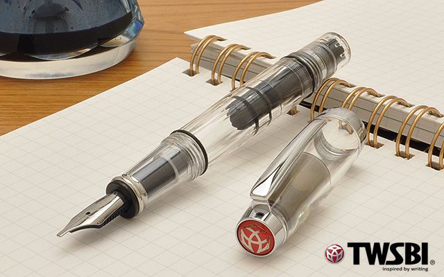 TWSBI ツイスビー 万年筆 ダイヤモンド 万年筆 mini クリア スタブ