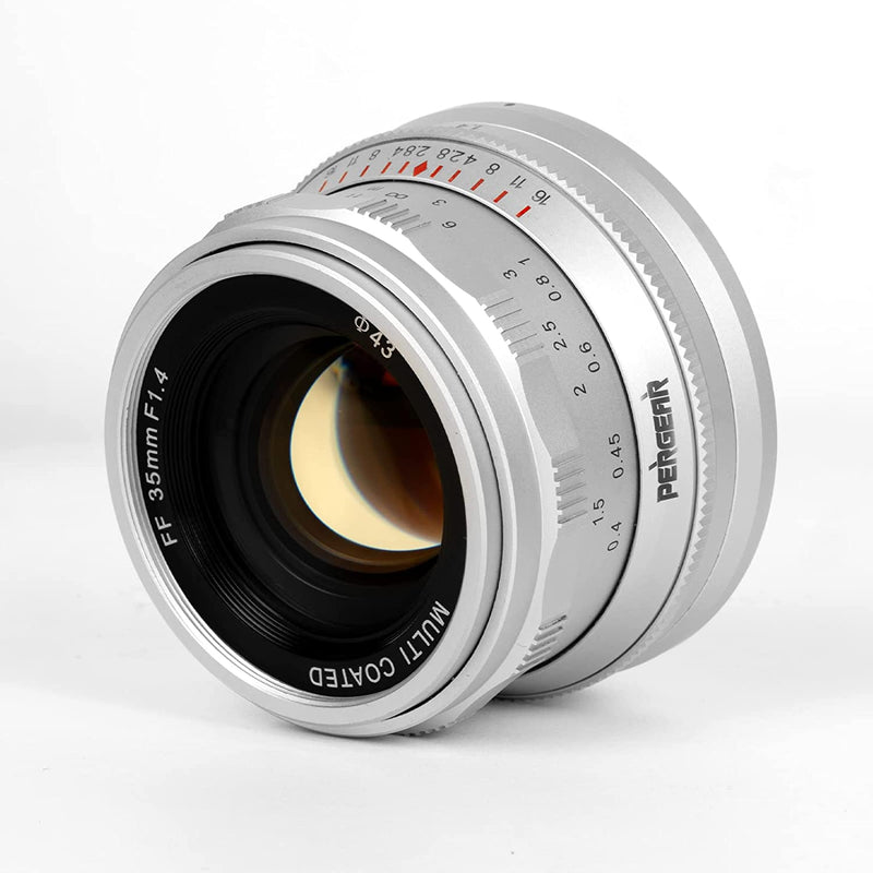 PERGEAR 35mm F1.4 Full-Frame Large Aperture Manual Focus Fixed