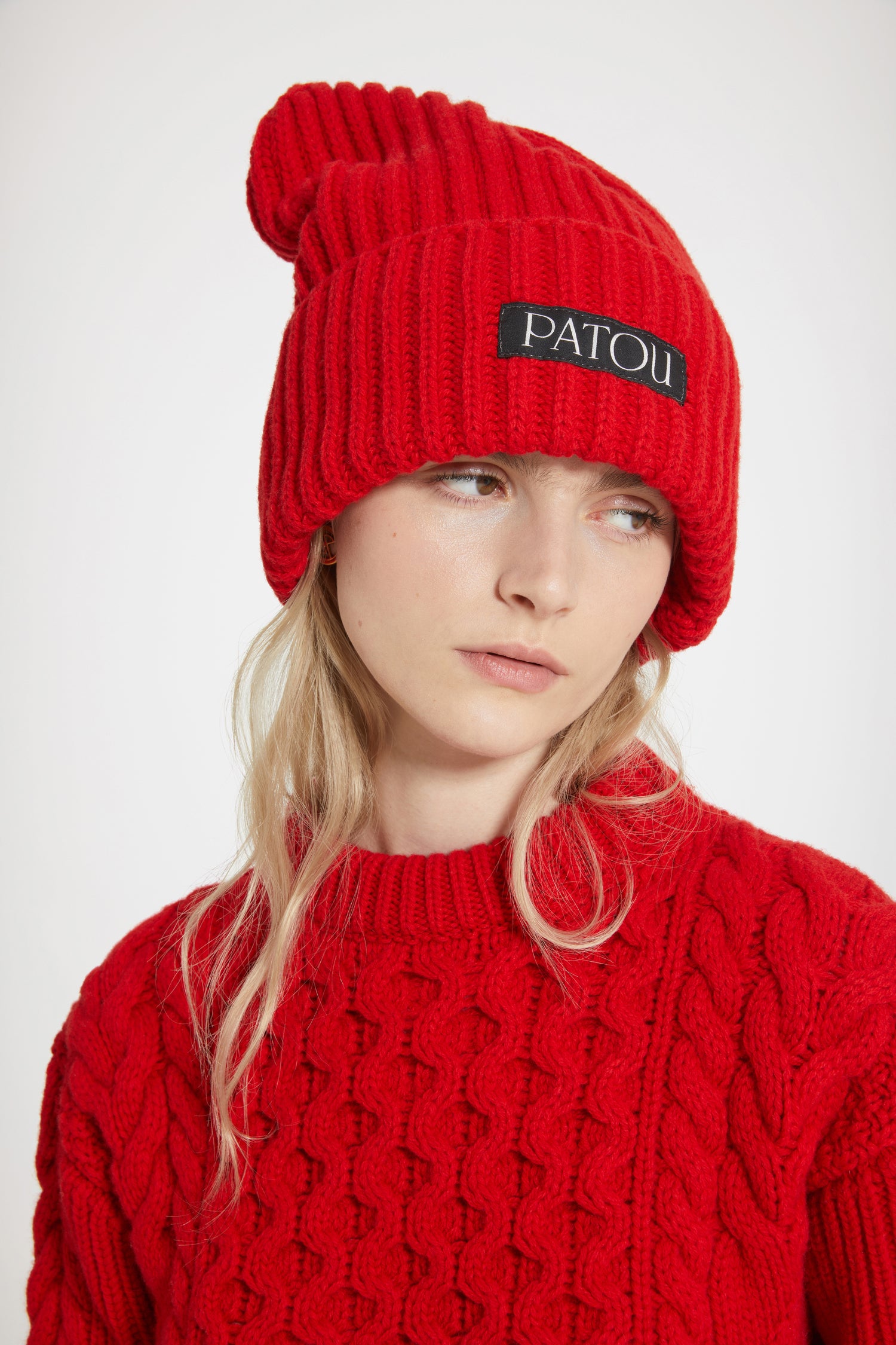 Patou | ウールとカシミヤ製パトゥのビーニー