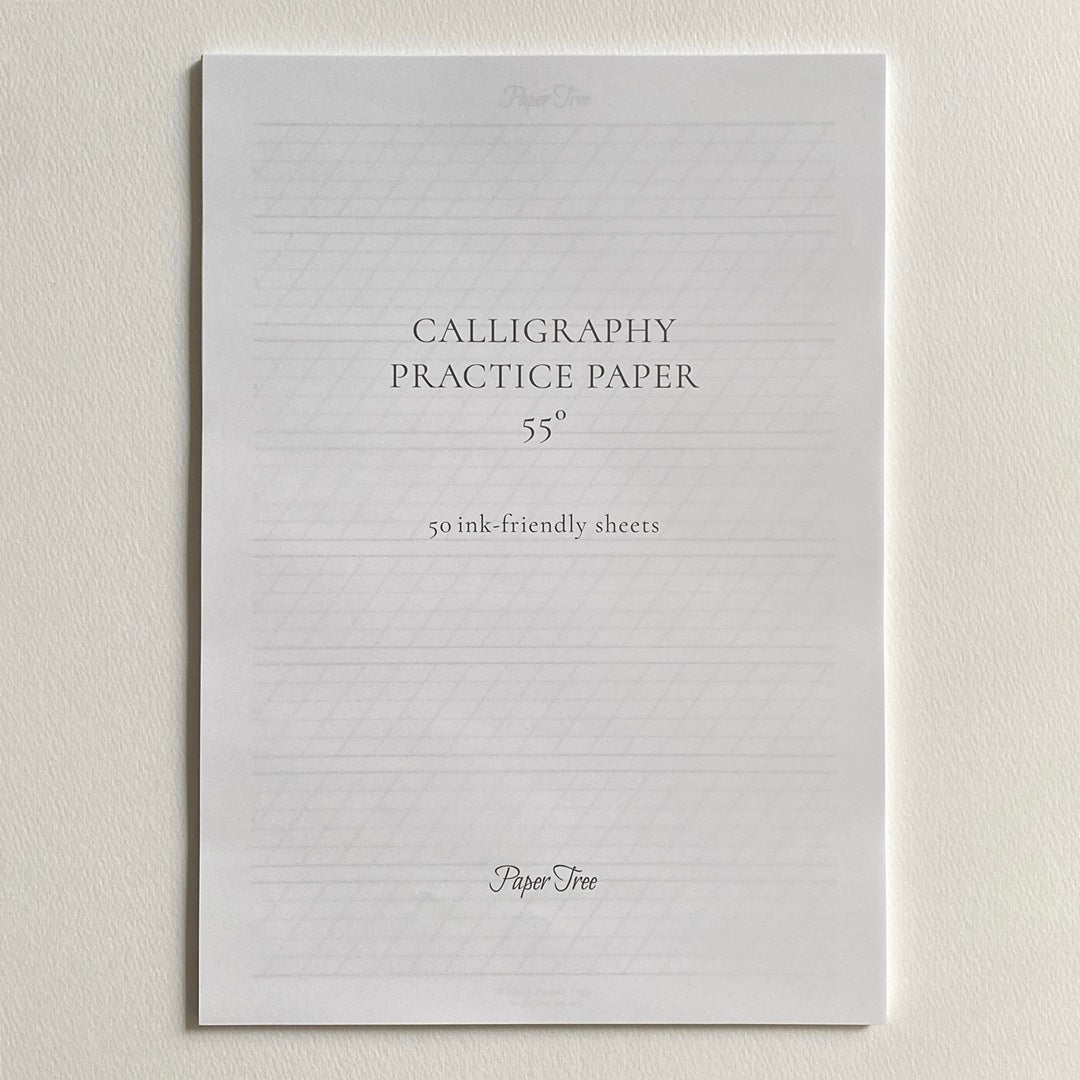 Paper Tree Original/カリグラフィーガイドシート/Calligraphy Guide Sheet