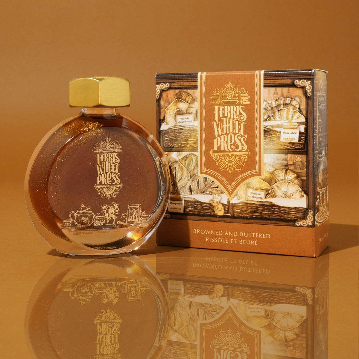 Ferris Wheel Press/インク/Browned and Buttered 38ml | ペーパーツリー