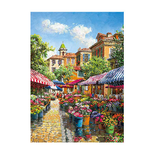 コートダジュールの小高い丘」1000ピースジ グソーパズル 完成品 楽天