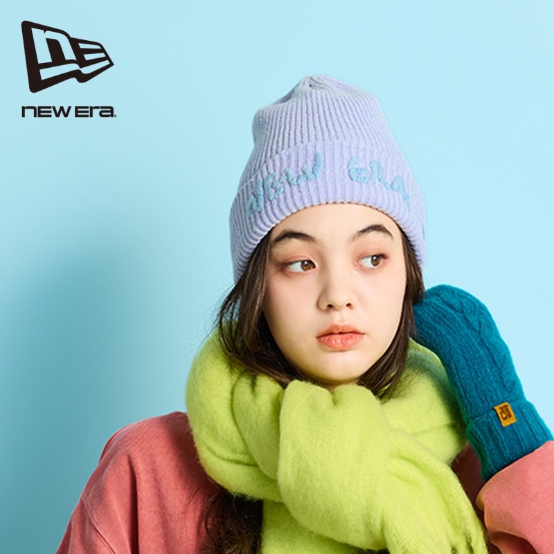 NEW ERA/ニューエラ ビーニー ベーシック カフニット モールヤーン