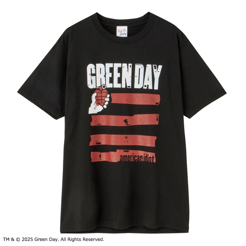GREEN DAY / グリーン・デイ / Tシャツ ブラック(ブラック): 通常