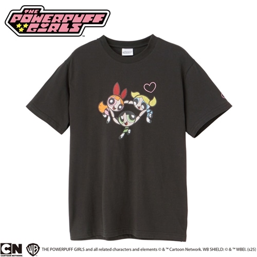 THE POWERPUFF GIRLS パワーパフ ガールズ Tシャツ スミクロ(スミクロ