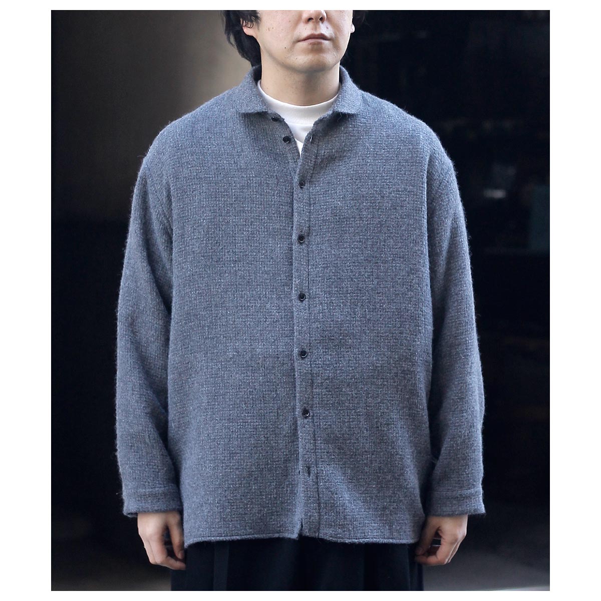 ノノット NONNOTTE アルパカ ドビー ワッフル オーバーサイズド