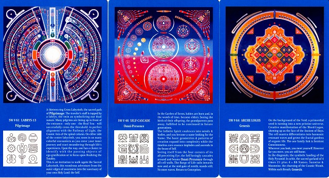 神聖幾何学スターホィール・ヴォルテックス・カード(サン・スター)日本