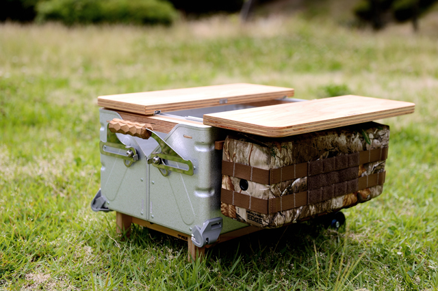 スノーピーク シェルフコンテナ25用 スライド天板＆サイドテーブル