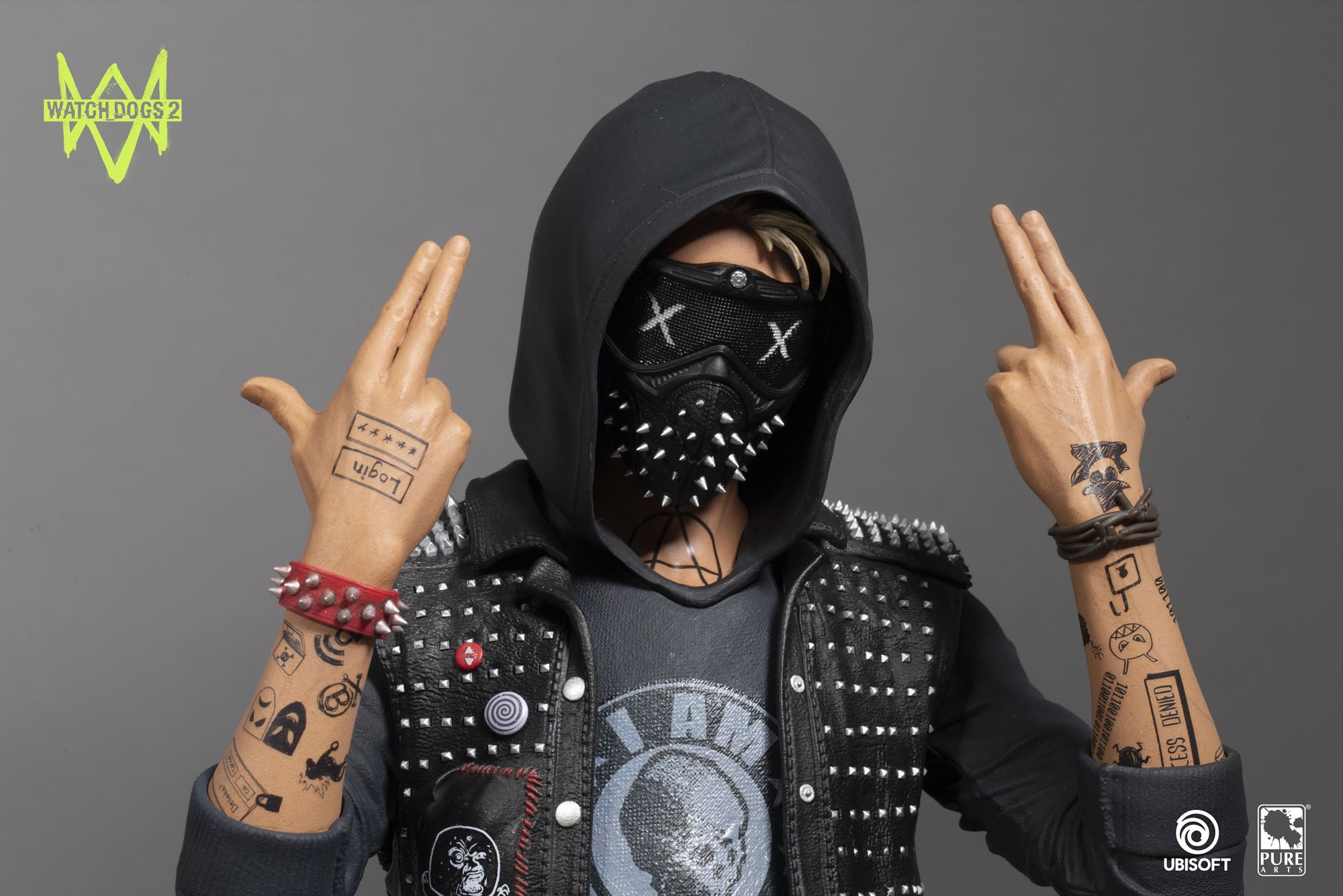 Watch Dogs2 レンチフィギュア PureArts Watch Dogs 2 Hacktivist