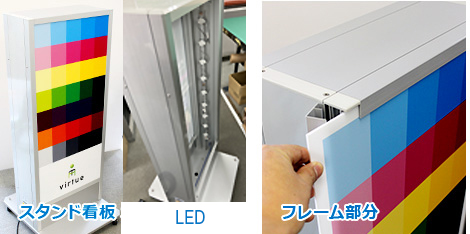 激安電飾スタンド看板セット製作 ADO-940N（両面表示） 業界最安値