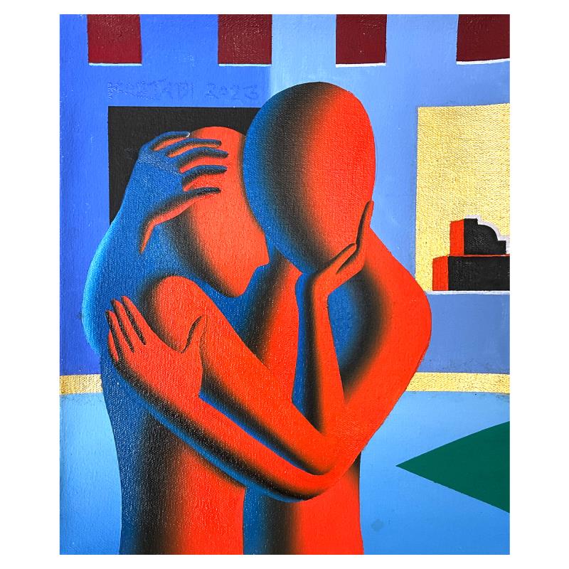 銘品【MARK KOSTABI】1989年作品 シルクスクリーンNo.43／56 銘品