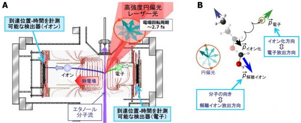 レーザー光が引き起こす分子内電子分布の超高速変化を捉えた！－ 化学