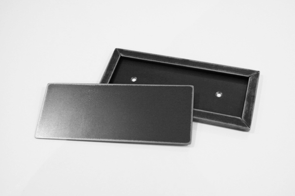 メタルネームプレートケース スチール Mサイズ | ET-OT006-03-G108