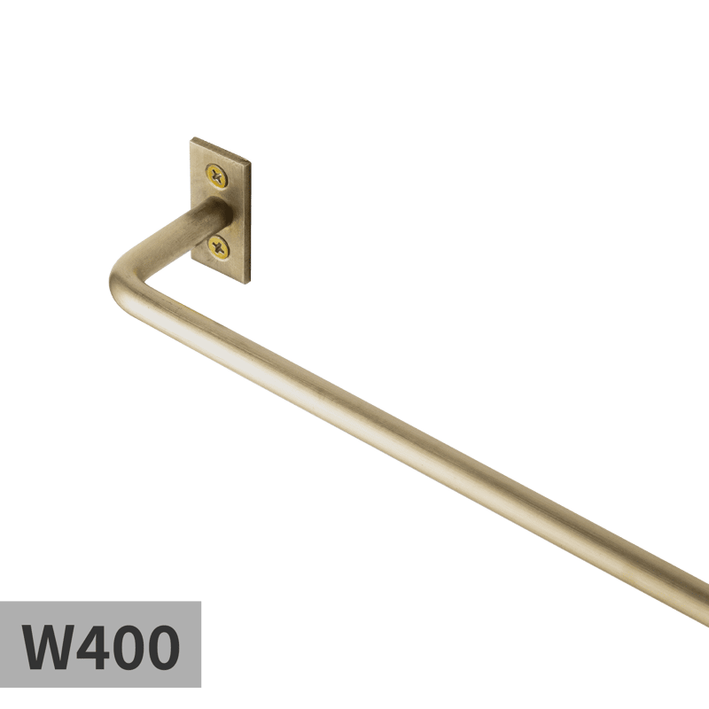 ハンガーバー φ6 真鍮 W400 | KB-AC008-14-G141 | タオル掛け・バー
