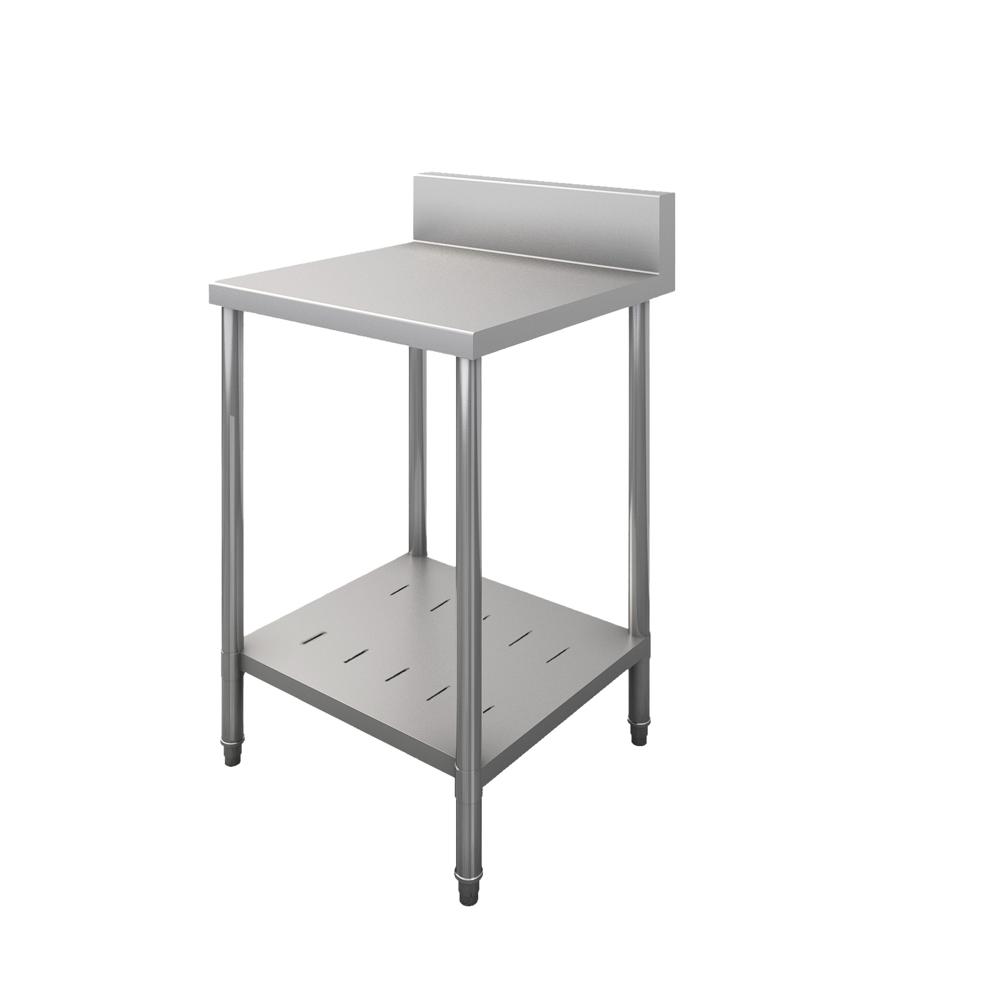 業務用キッチン 調理台 スノコ板 サイズオーダー バックガードあり