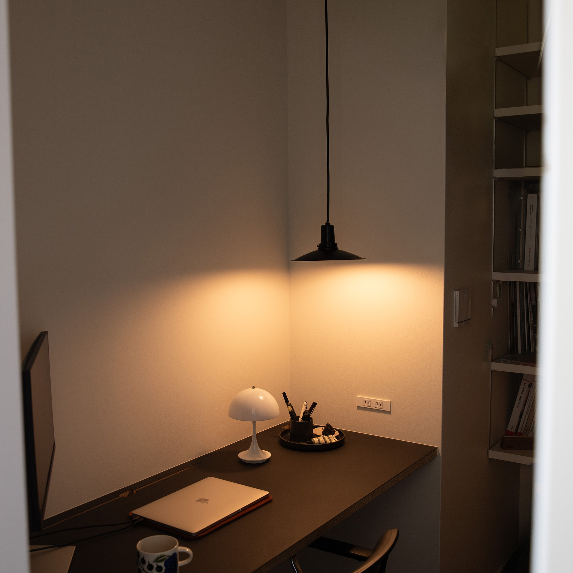 レトロペンダントライト ブラック×ブラック | LT-PD014-01-G141