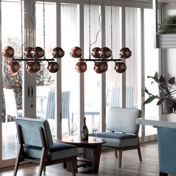 HERMOSA ビアリッツ8 ペンダントランプ BIARRITZ 8 （GS-018） BLACK