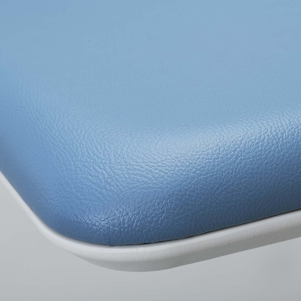 SYネスティングチェア 肘無し PVC アッシュブルー RFC-SYPAB