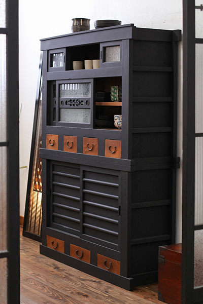 茶箪笥アンティーク水屋箪笥