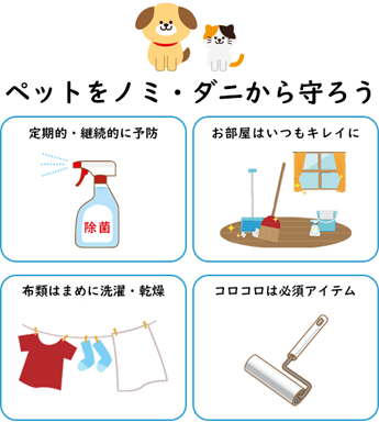獣医監修】犬猫のノミ・ダニにはどう対処すればいいの？原因、予防
