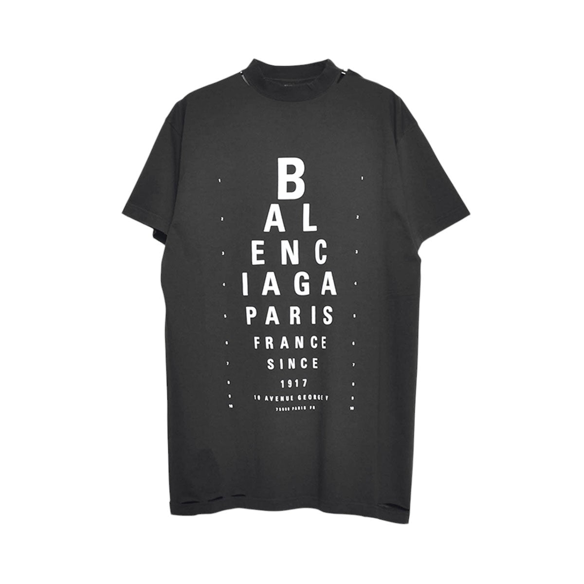 BALENCIAGA]Oversized T-Shirt/WHITE/BLACK(811688-TRVU6) – R&Co.