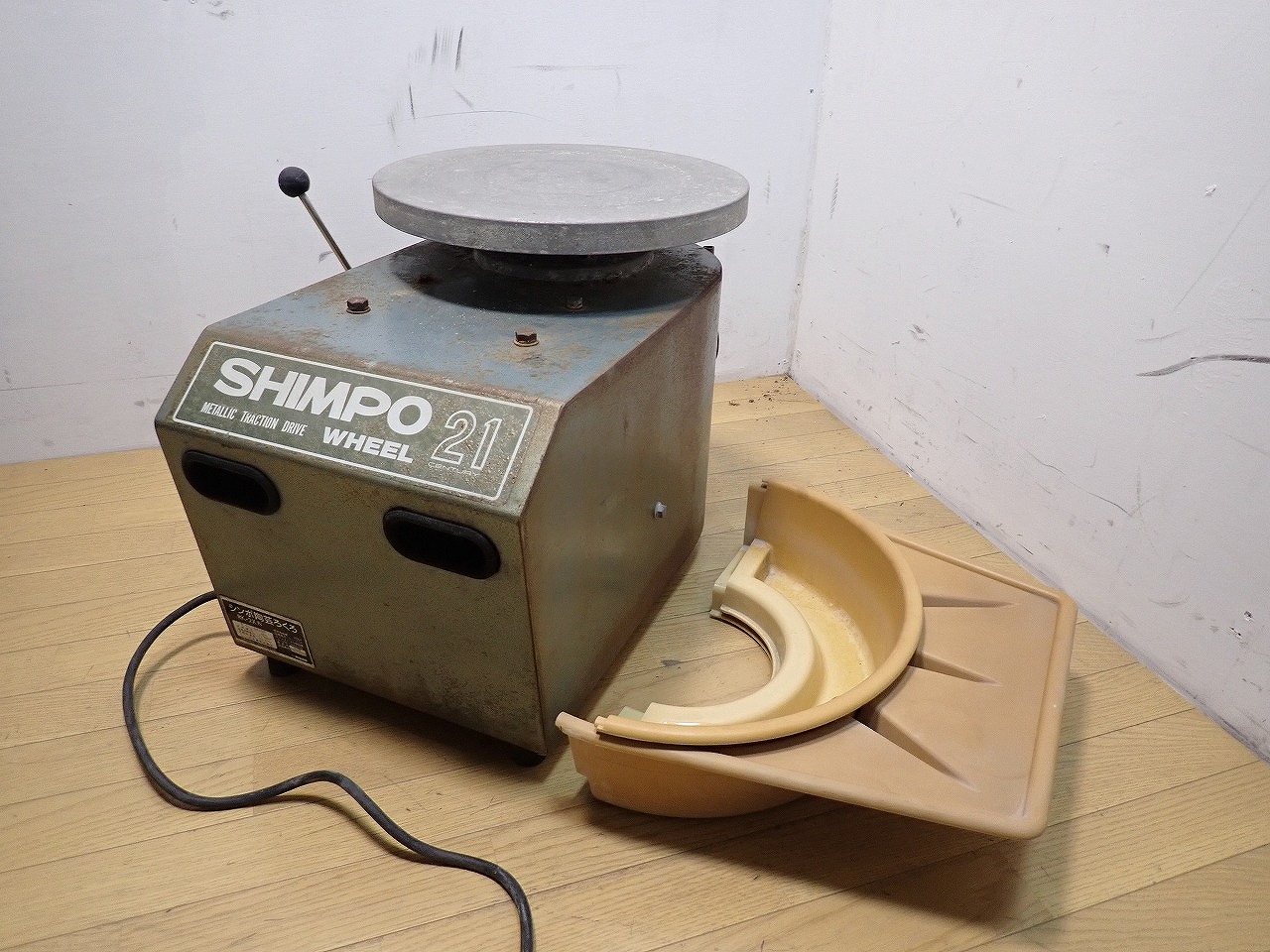 SHINPO シンポ 陶芸ろくろ 電動ろくろ RK-2X ドべ受 100V 無段変速 正