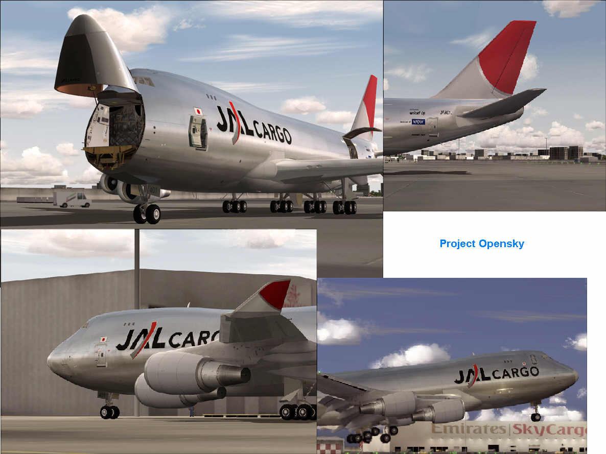 Boeing 747-400 JAL Cargo for FS2004 - DOWNLOAD