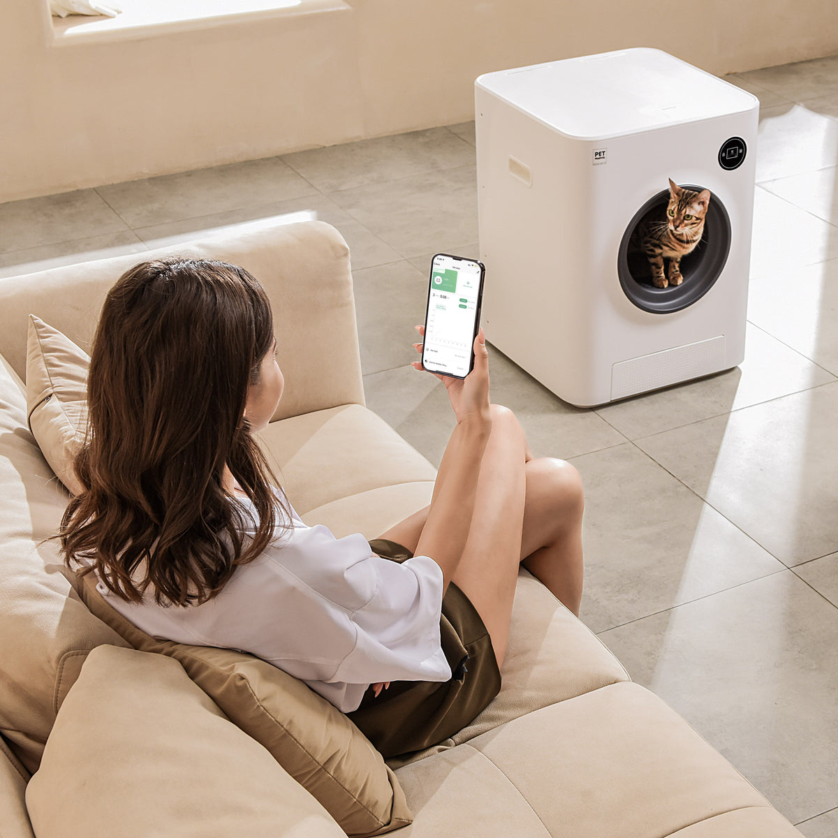 Petmarvel Magic Cube Smart Cat Toilet | Wellbots | Free Shipping