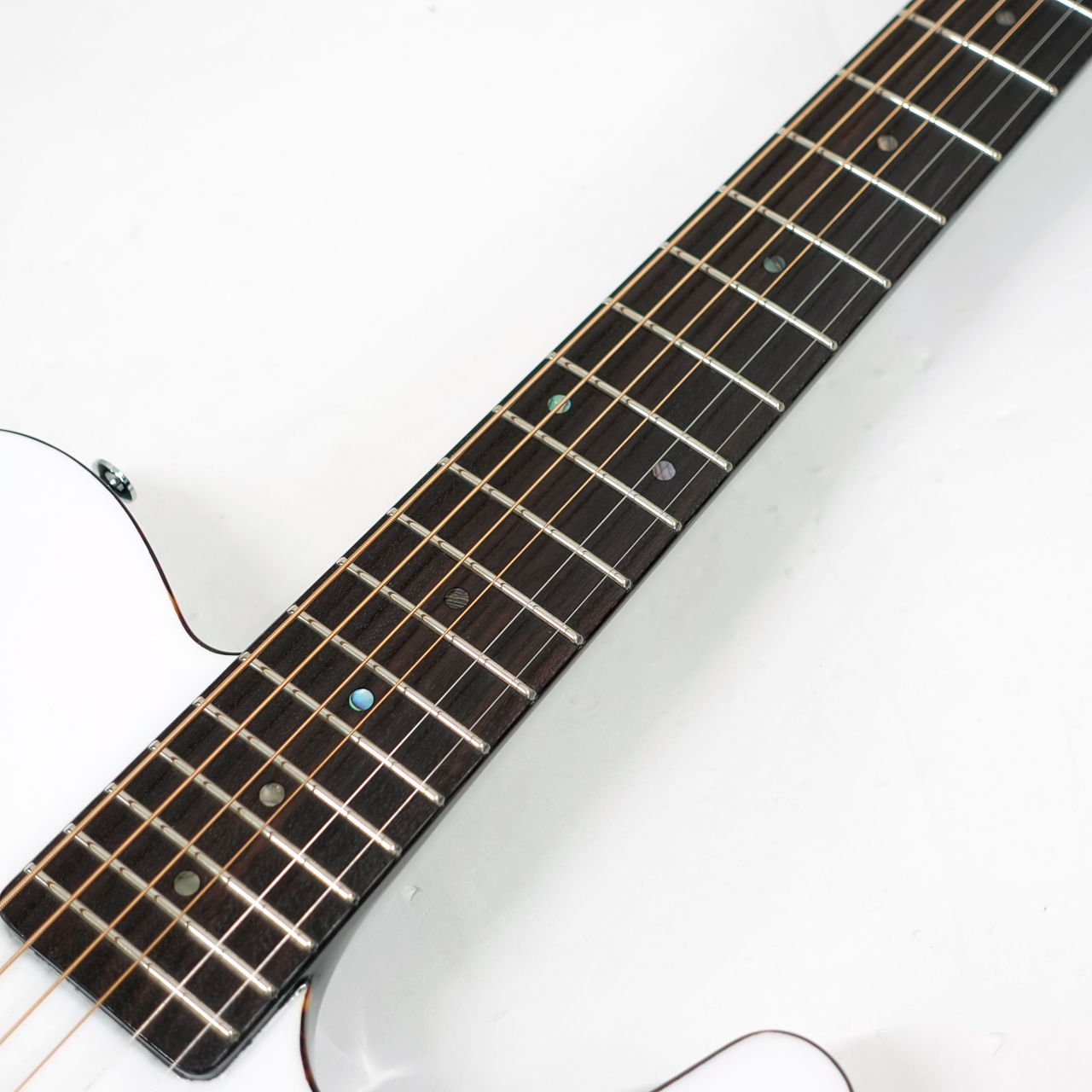 SCHECTER シェクター Oriental Line OL-FL-P White 薄胴 エレアコ