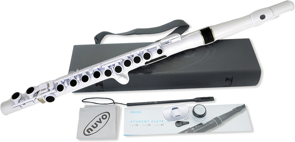 NUVO ヌーボ スチューデントフルート Ver2.0 N230SFWHT プラスチック