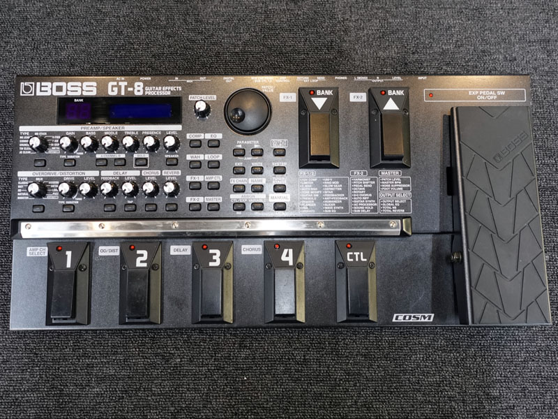 マルチエフェクター 【中古】BOSS GT-8 ハードケース付き Yahoo!オークション -「boss gt-8」の落札相場・落札価格