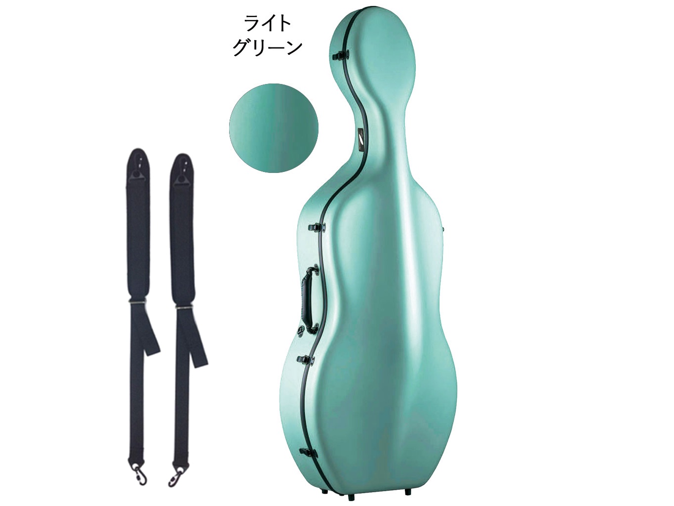 Carbon Mac カーボンマック CFC-L チェロ ケース ライトグリーン LGR