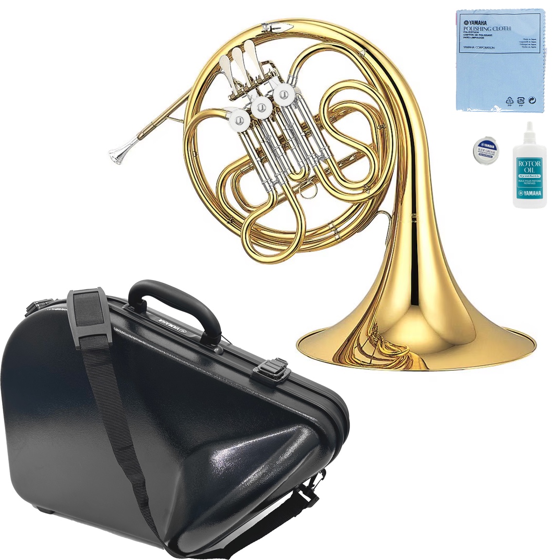 ヤマハ フレンチ ホルン YHR-313 ジャンク ケース マウスピース ヤマハ