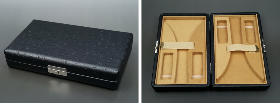 三味線 革製型押撥ケース