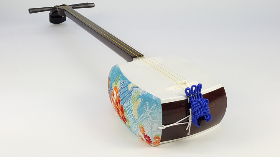 三味線 中棹（太さ 約2.8cm） 破れなし 皮が割れない？地唄三味線（中