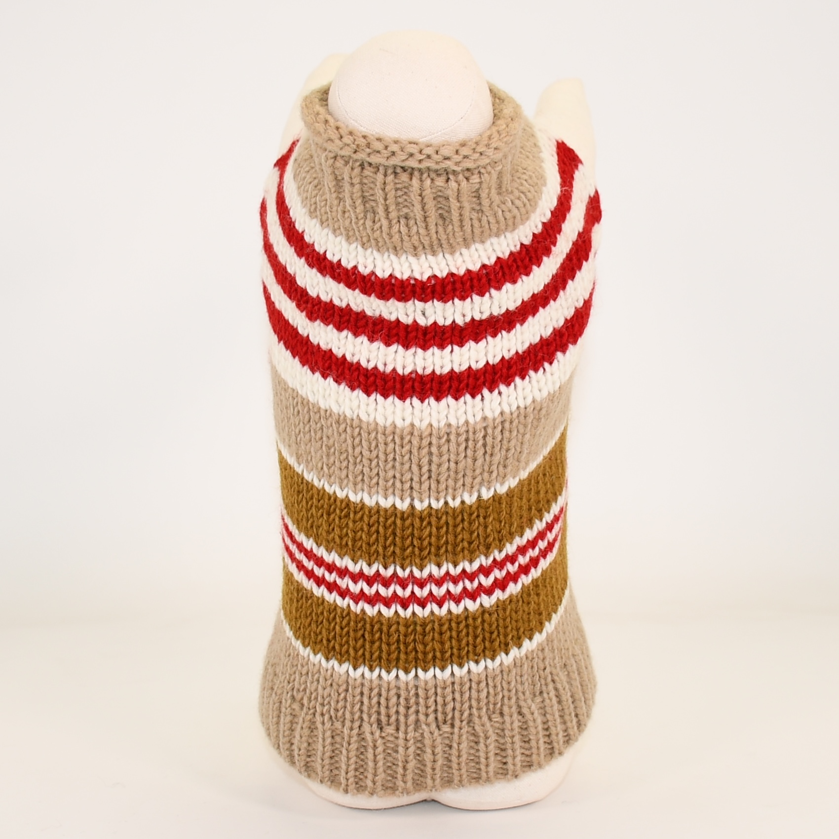 Wag Mall / ORIGINAL TICKING Dog Sweater【レッド・ネイビー】