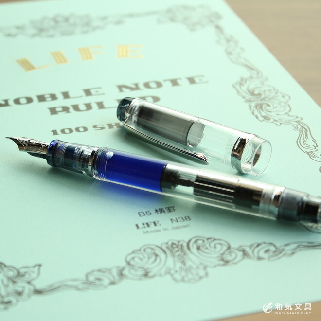 揺らめくインクに恋する透明軸万年筆 – 和気文具ウェブマガジン
